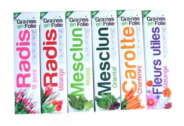 Légumes bio en ruban, la nouvelle tendance jardinage